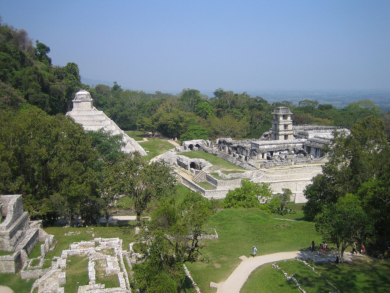 Palenque Palace and Temple of the Inscriptions
