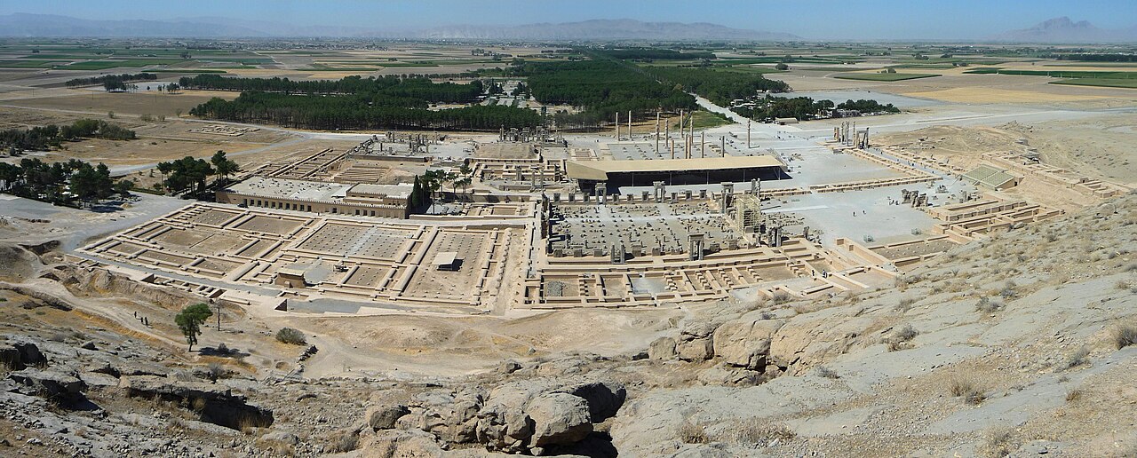 Persepolis ruins, context for Old Persian